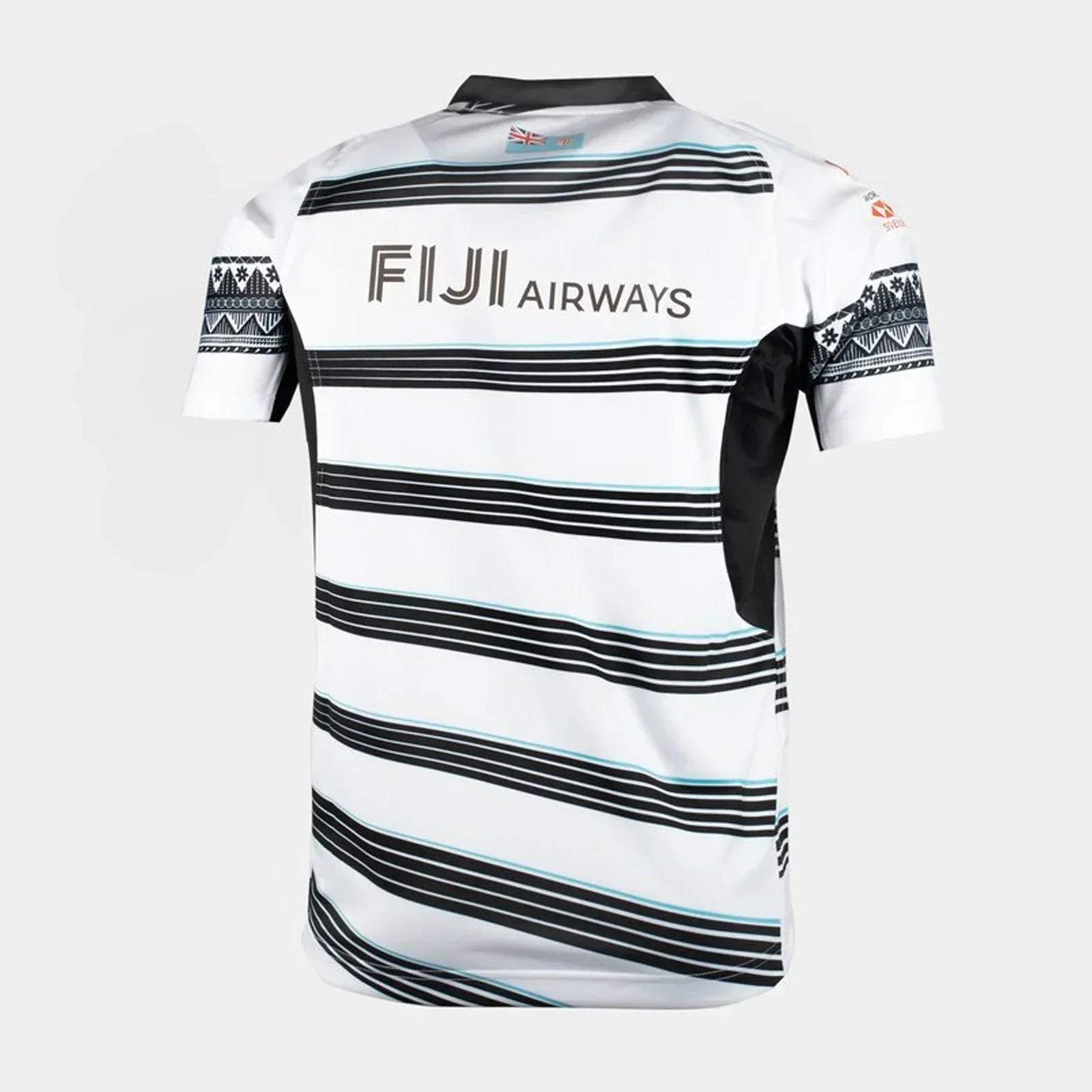 Men's rugby T-shirt, home jersey, Fiji 7S, round neck men's top