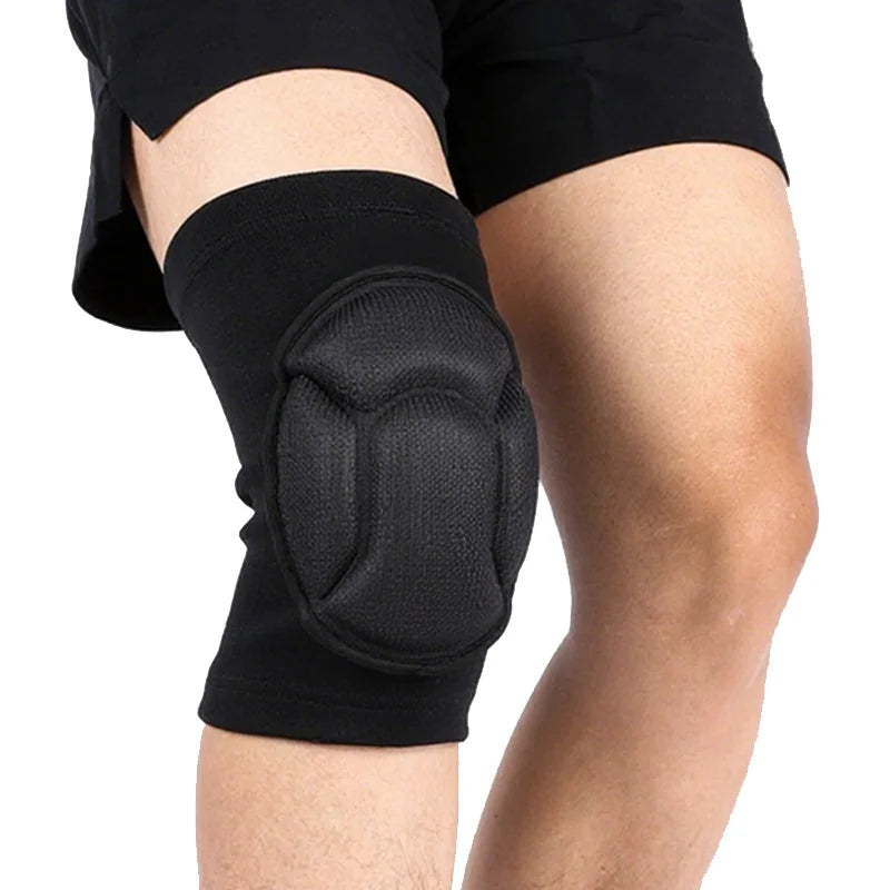 Volleyball Knee Pads for Men Women, Thick Sponge Collision Avoidance Warm, Anti-Slip Knee Sleeve, for Football, Yoga, Dance.
