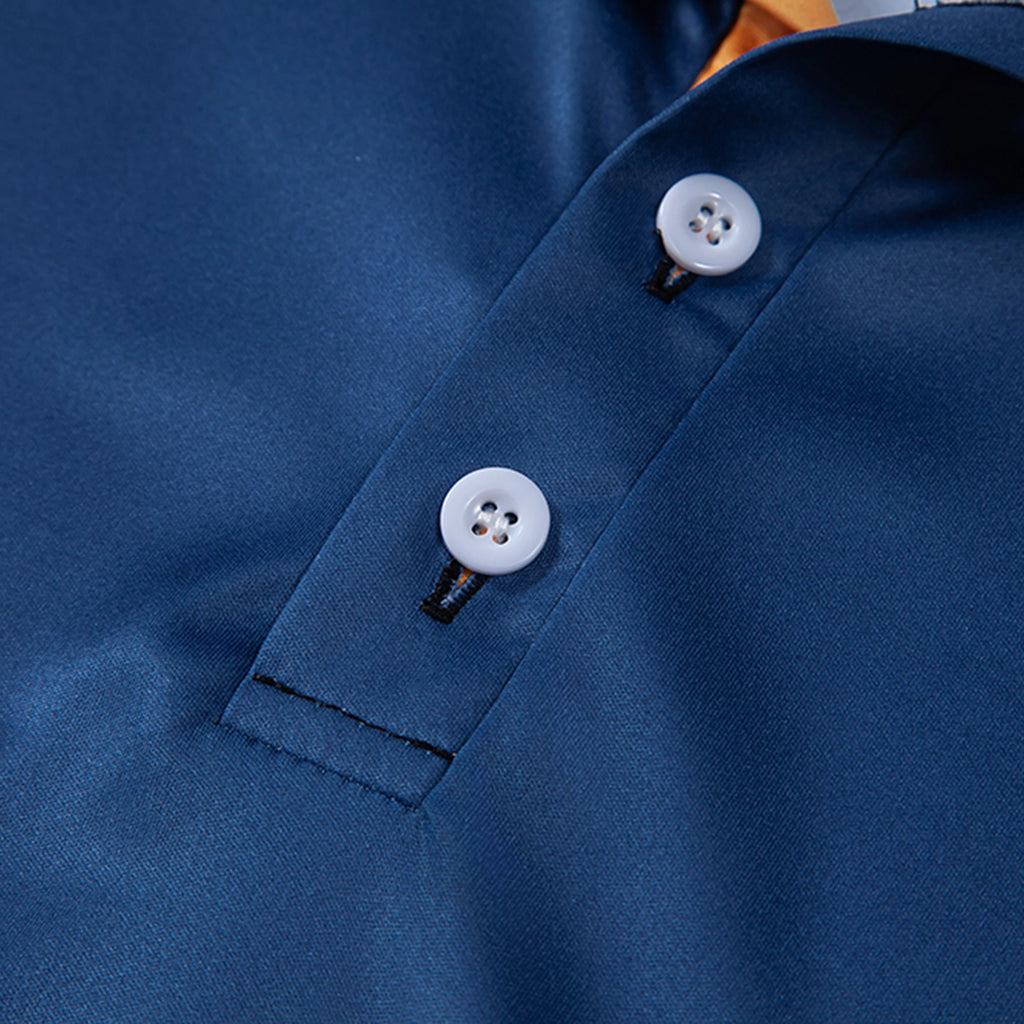 Men's Casual Chest Letter Polo Summer Fashion Top Outdoor Sports Polo  Outdoor Clothing Breathable Quick-Dry Tee for Men