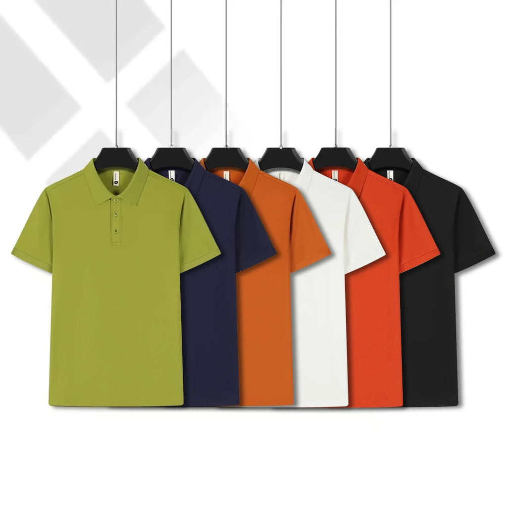 2026 NEW Quick-drying Short-sleeved POLO Shirt For Outdoor Sports and Fitness Breathable and Cool Mesh Lapel Top