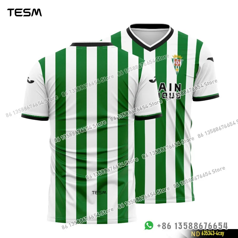 TESM Parent-Child Sports T-Shirts Summer Breathable Short-Sleeved Men Sublimation Printed Jerseys Couple T-Shirts Party Tops