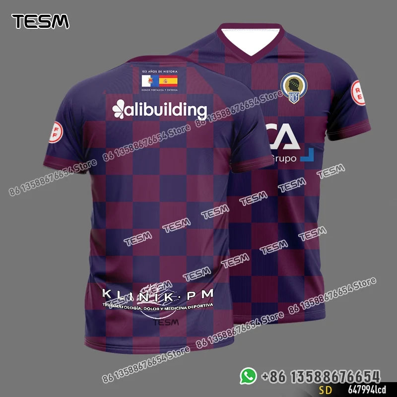 TESM Parent-Child Sports T-Shirts Summer Breathable Short-Sleeved Men Sublimation Printed Jerseys Couple T-Shirts Party Tops