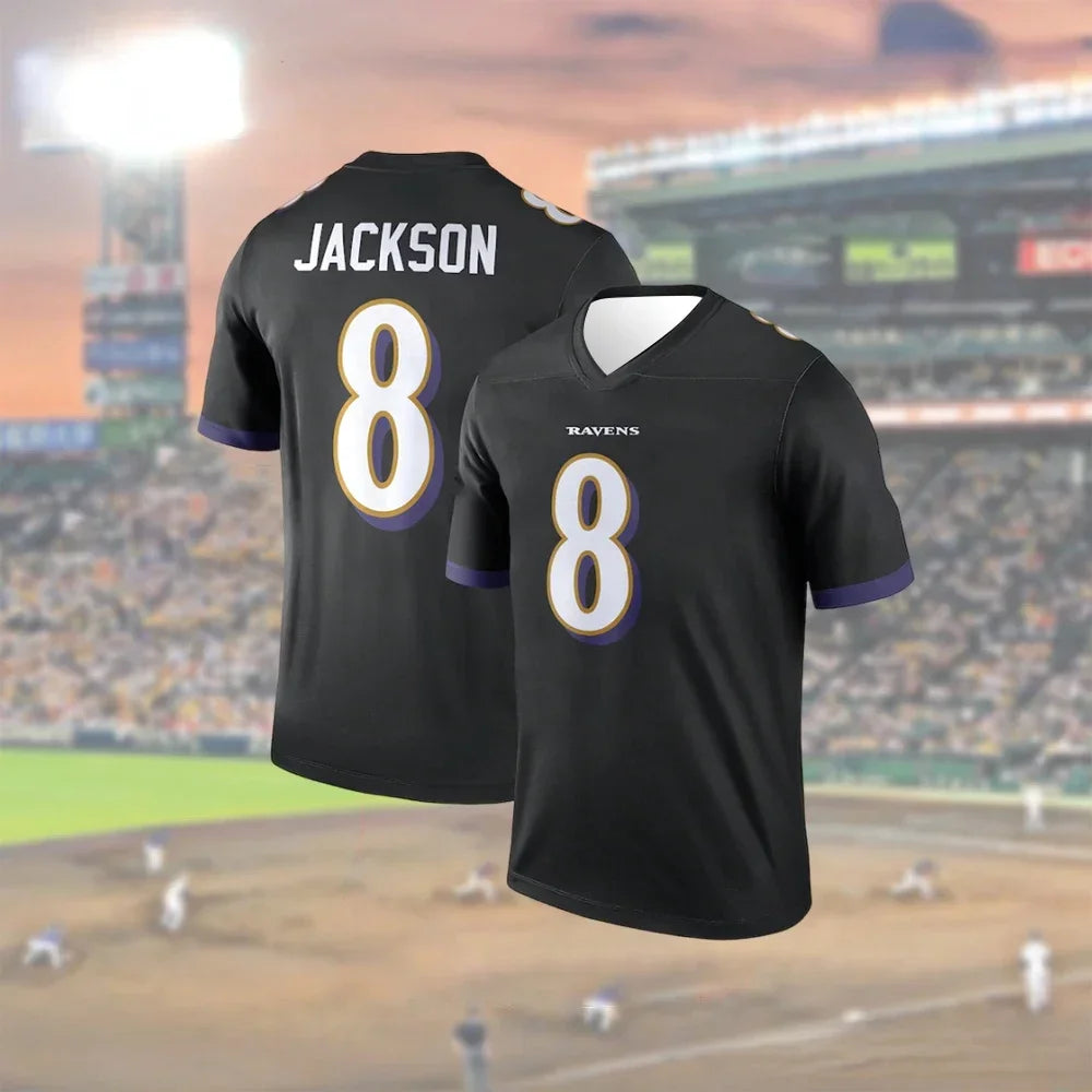 25 Summer Classic Rugby Men's Sports T-shirt Short Sleeved Top Daily Game Training Quick Drying Breathable Football Shirt Rugby