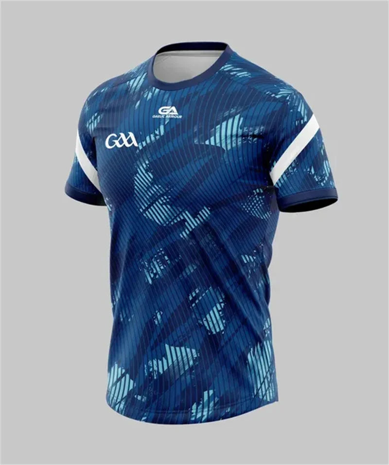 Colorful Football Uniforms Men's and Women's Football Shirts Jersey Training T-Shirts Tennis Training Wear Sports Fitness Wear