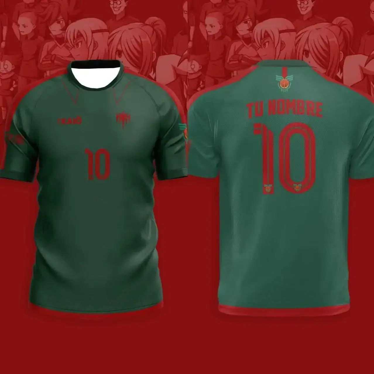 Summer New Japan Soccer Anime Jersey Inazuma Eleven Kaio Boys Girls Clothes Sports Casual Breathable Quick-Drying Training Top