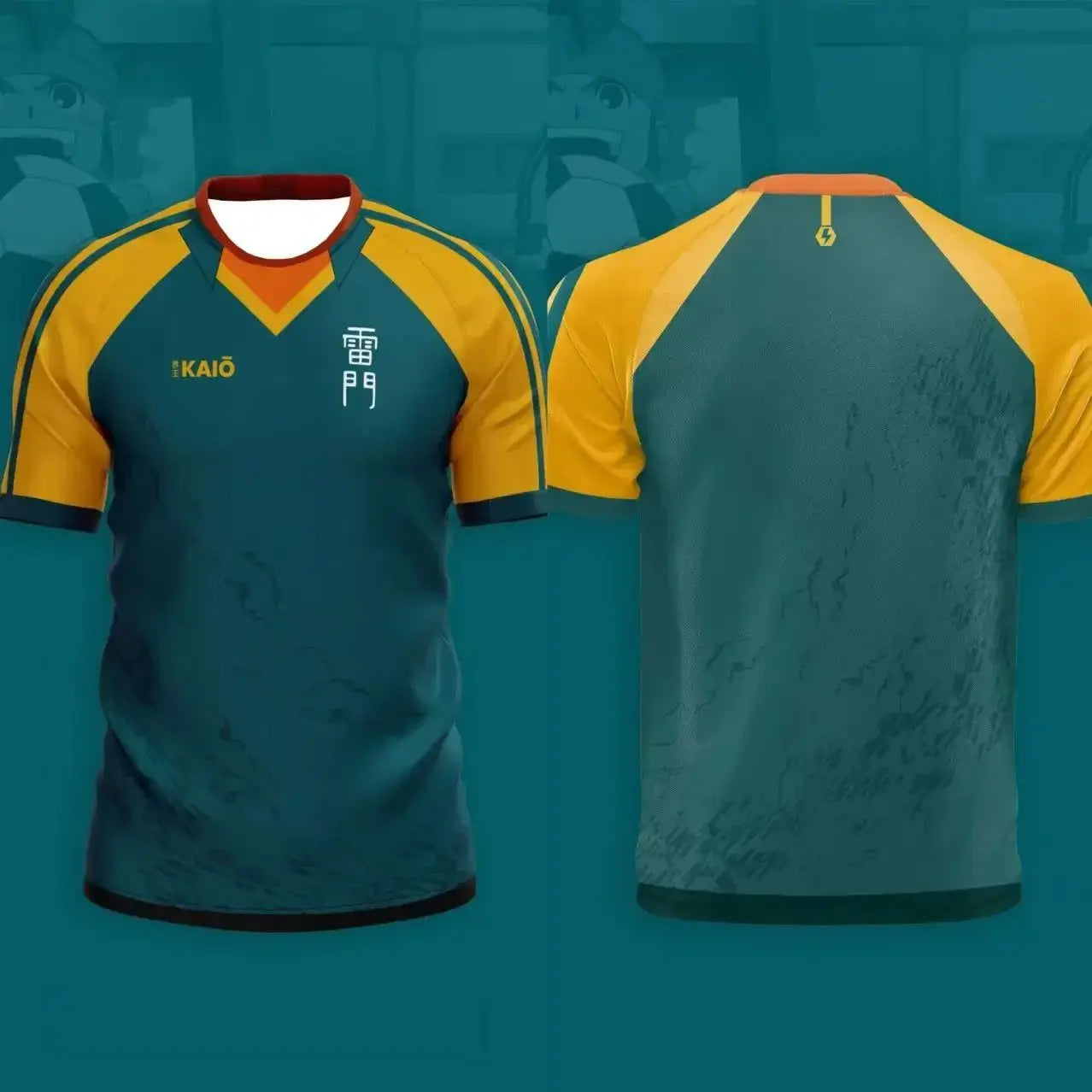 Summer New Japan Soccer Anime Jersey Inazuma Eleven Kaio Boys Girls Clothes Sports Casual Breathable Quick-Drying Training Top