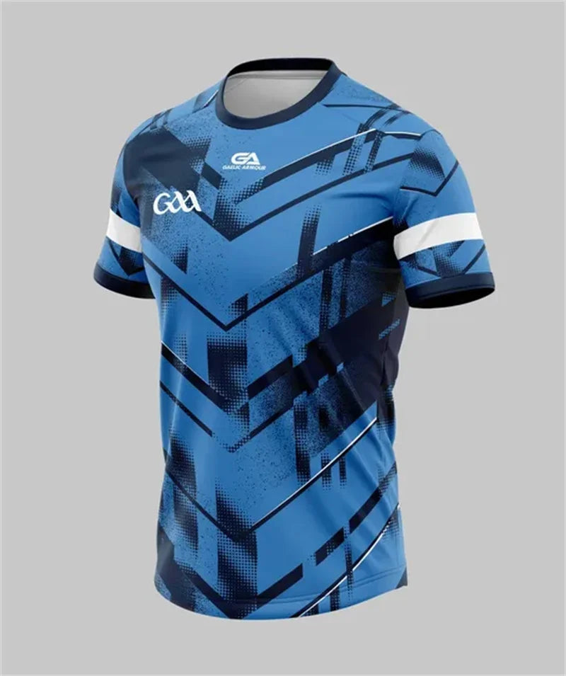 Colorful Football Uniforms Men's and Women's Football Shirts Jersey Training T-Shirts Tennis Training Wear Sports Fitness Wear