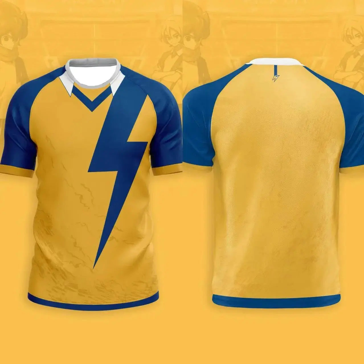 Summer New Japan Soccer Anime Jersey Inazuma Eleven Kaio Boys Girls Clothes Sports Casual Breathable Quick-Drying Training Top