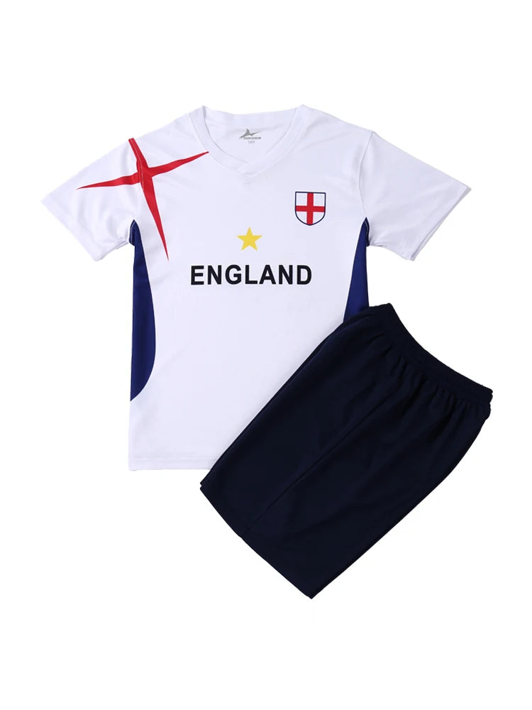 Yingruida Italy Spain Mexico and Brazil Kids Soccer Uniform Fashion & Breathable Polyester Summer Football Kit Child's Gift