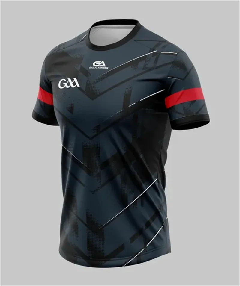 Colorful Football Uniforms Men's and Women's Football Shirts Jersey Training T-Shirts Tennis Training Wear Sports Fitness Wear