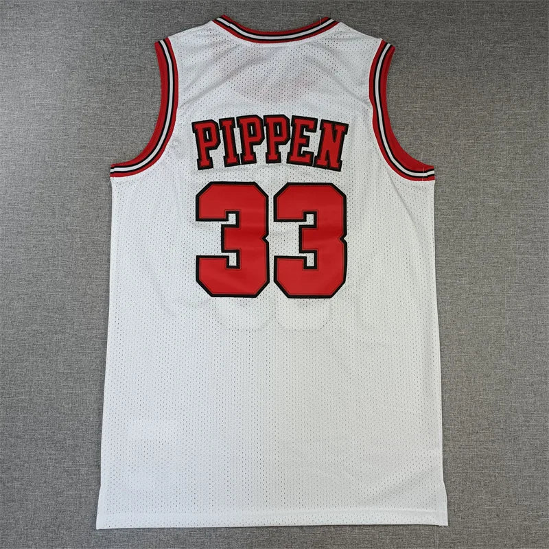 Hot Sale Of The Season New Chicago Basketball Jersey 33# Pippin 91# Rodman 23 Embroidered Basketball Jersey Shorts Men's Poly...