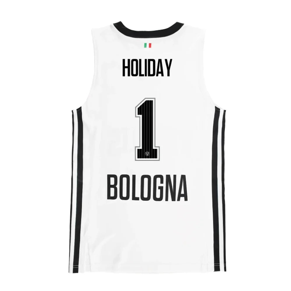 2025 New Arriving Virtus Bologna White Euroleague Home Basketball Jerseys 3d Print Sports Jerseys Summer Men's Training Tank Top