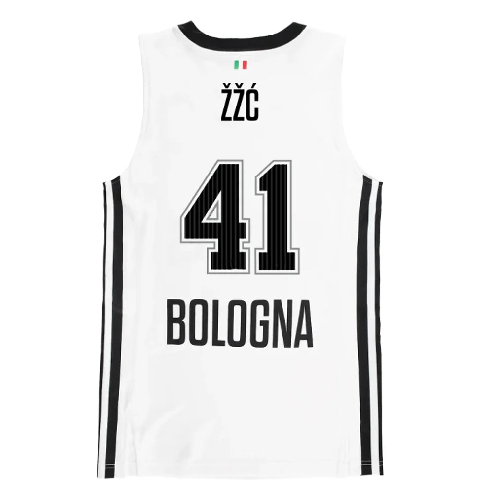2025 New Arriving Virtus Bologna White Euroleague Home Basketball Jerseys 3d Print Sports Jerseys Summer Men's Training Tank Top