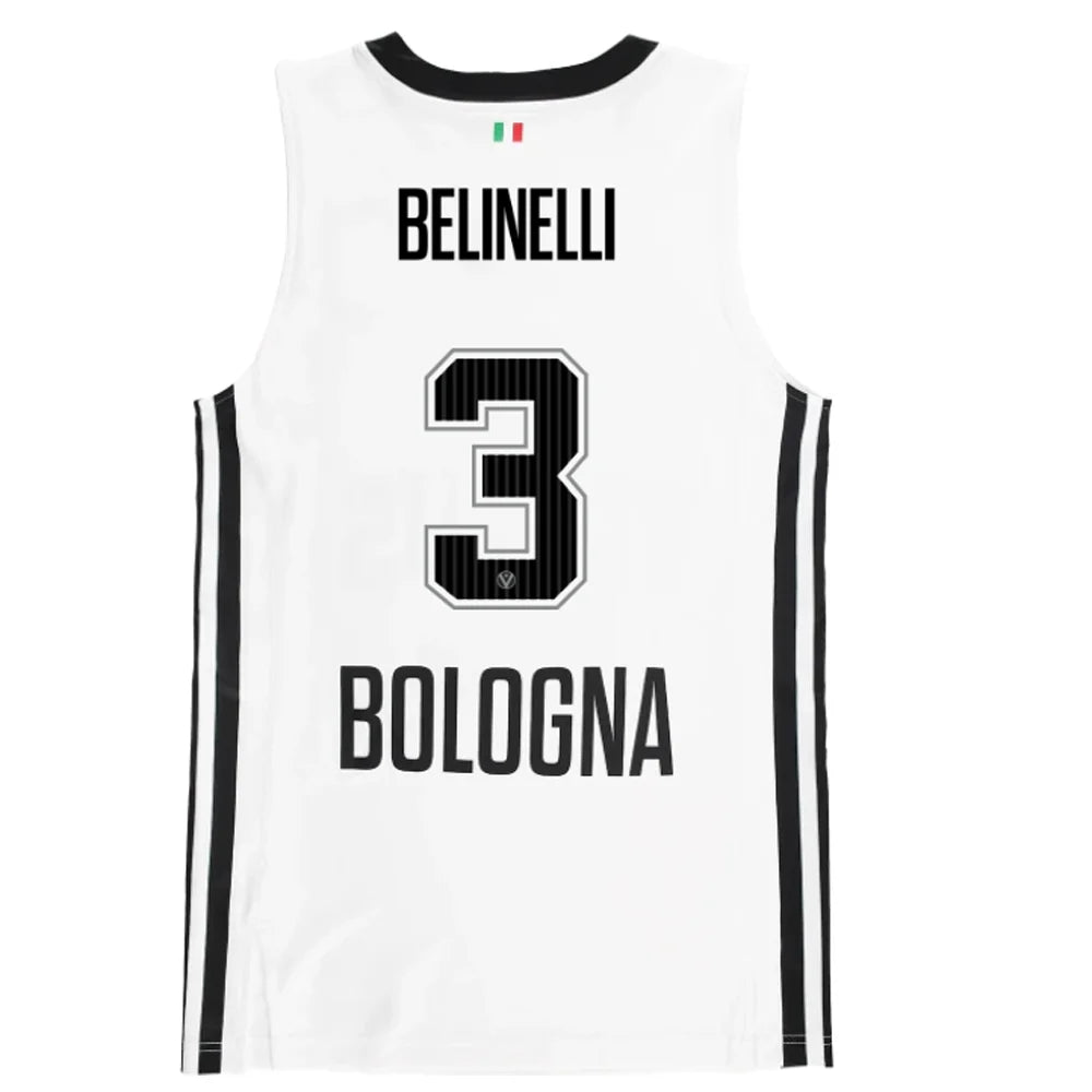 2025 New Arriving Virtus Bologna White Euroleague Home Basketball Jerseys 3d Print Sports Jerseys Summer Men's Training Tank Top