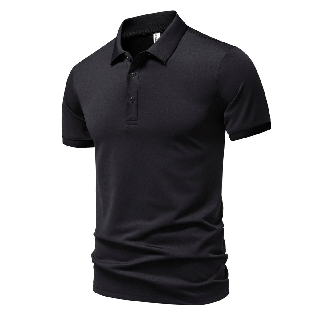 2026 NEW Quick-drying Short-sleeved POLO Shirt For Outdoor Sports and Fitness Breathable and Cool Mesh Lapel Top