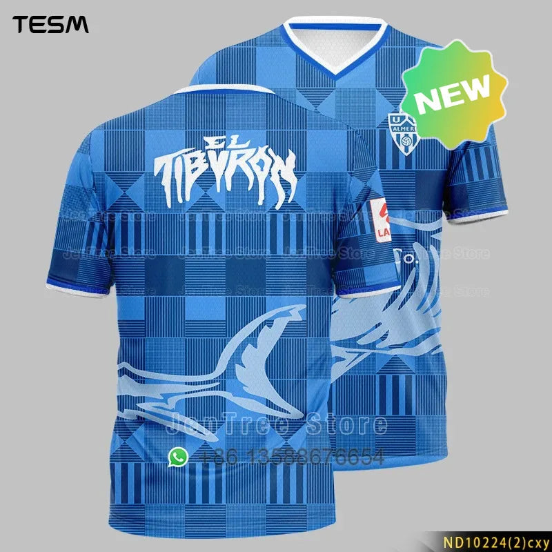 TESM Parent-Child Sports T-Shirts Summer Breathable Short-Sleeved Men Sublimation Printed Jerseys Couple T-Shirts Party Tops