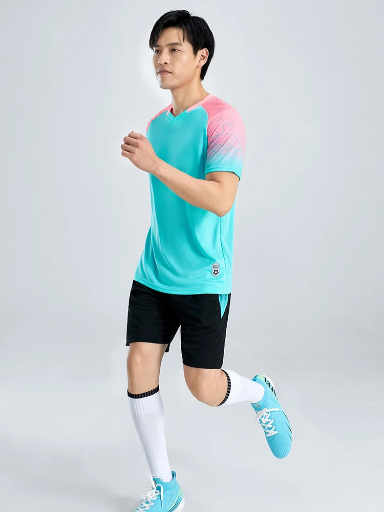 High Quality Men Football Jerseys Wholesale Soccer Clothes Sets Club Team Training Football Uniforms Adult Soccer Jersey D8862