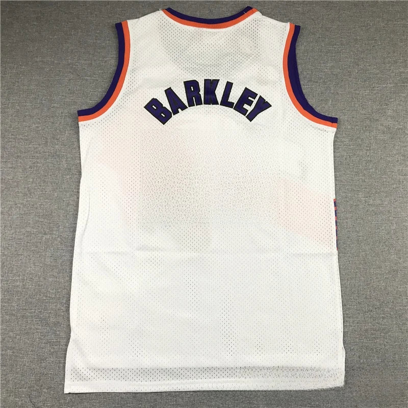 Embroidered Basketball Jersey Number 34 Sun Team Barkley Basketball Uniforms Sportswear Polyester Bamboo Charcoal Fiber