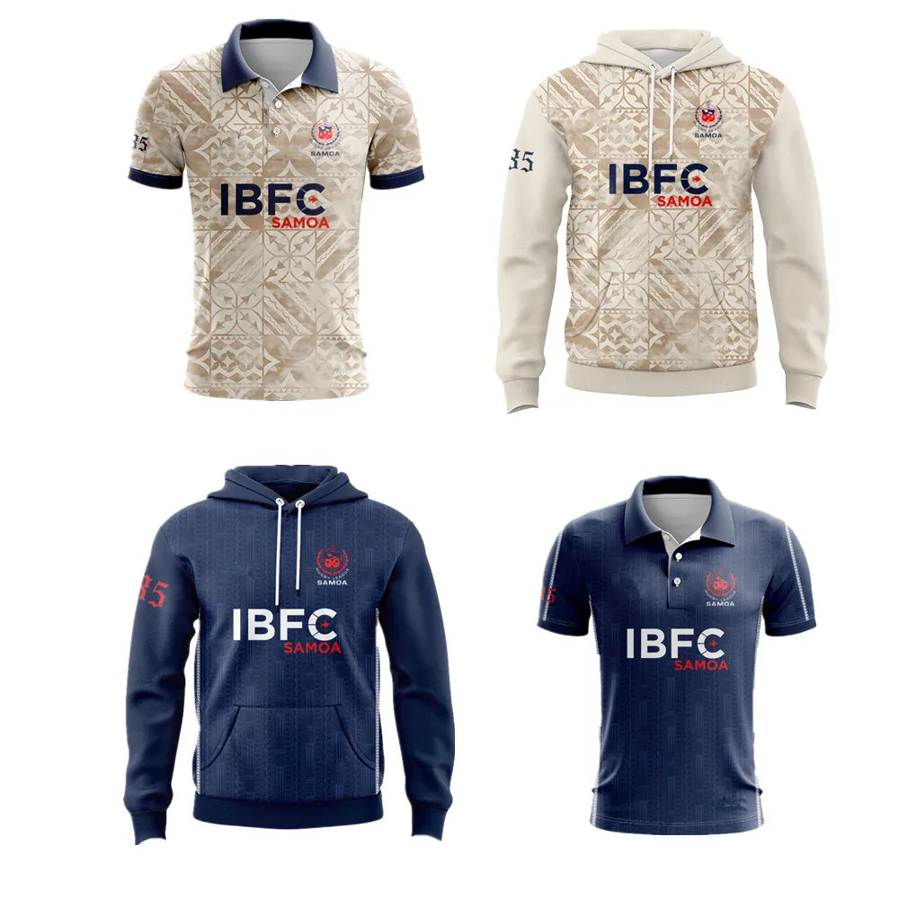 New 2026 SAMOA rugby jersey Woman man children polo Shorts SAMOA rugby