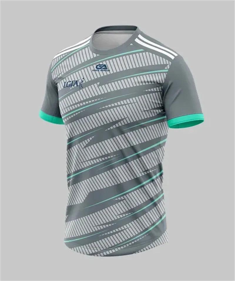 Colorful Football Uniforms Men's and Women's Football Shirts Jersey Training T-Shirts Tennis Training Wear Sports Fitness Wear