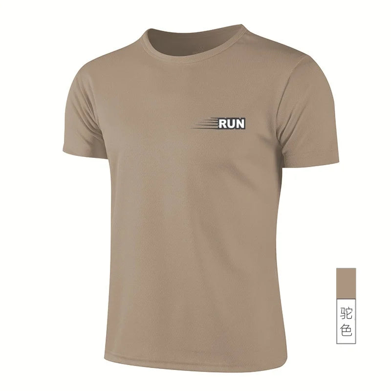 Quick Dry Running Shirt Football Shirt Men's Sportswear Men's Jogging T-shirt Quick Dry Compression Sports T-shirt Gym