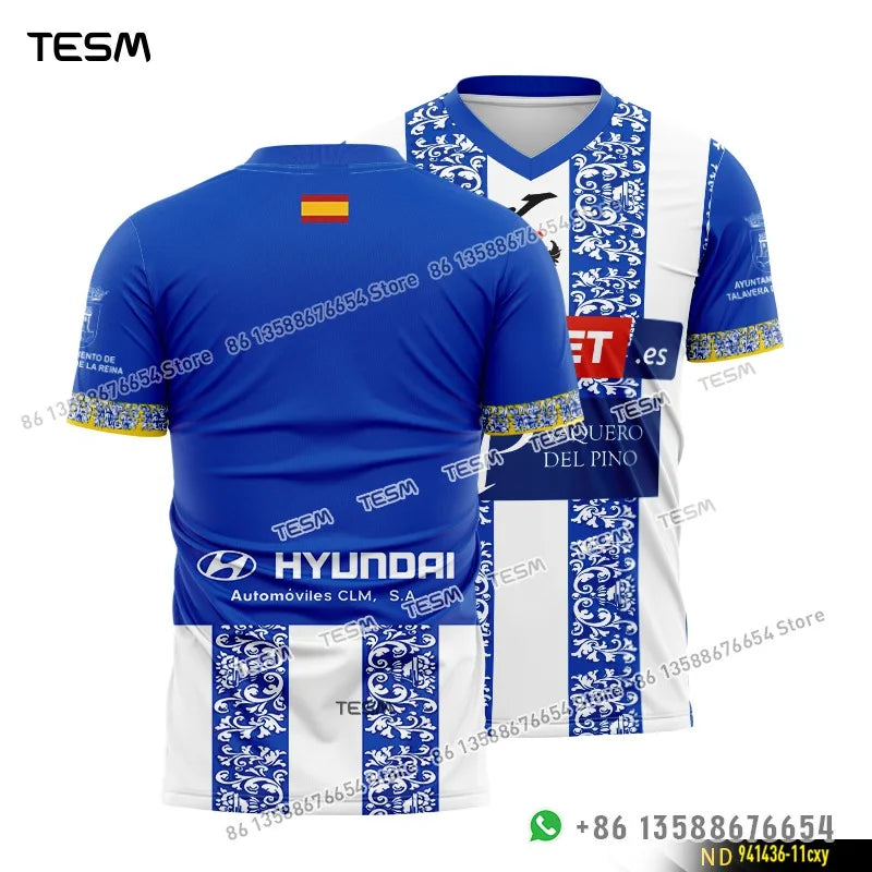 TESM Parent-Child Sports T-Shirts Summer Breathable Short-Sleeved Men Sublimation Printed Jerseys Couple T-Shirts Party Tops