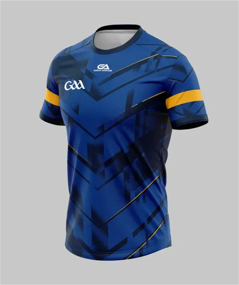 Colorful Football Uniforms Men's and Women's Football Shirts Jersey Training T-Shirts Tennis Training Wear Sports Fitness Wear