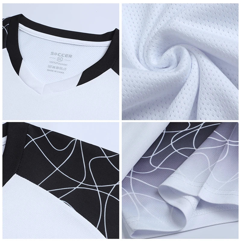 High Quality Men Football Jerseys Wholesale Soccer Clothes Sets Club Team Training Football Uniforms Adult Soccer Jersey D8862