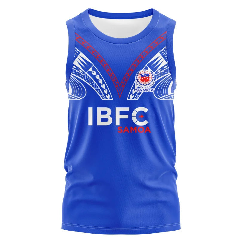 2026 samoa rugby jersey Leisure t-shirt Woman man children youth SAMOA rugby shirt Casual sportswear vest kids Age 3~13