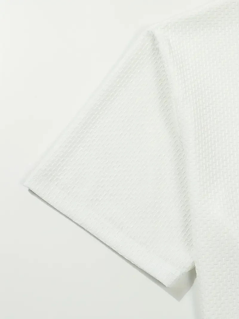 Classic men's casual POLO shirt soft and breathable MILAN pattern quick-drying top T-shirt