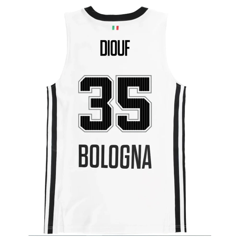 2025 New Arriving Virtus Bologna White Euroleague Home Basketball Jerseys 3d Print Sports Jerseys Summer Men's Training Tank Top